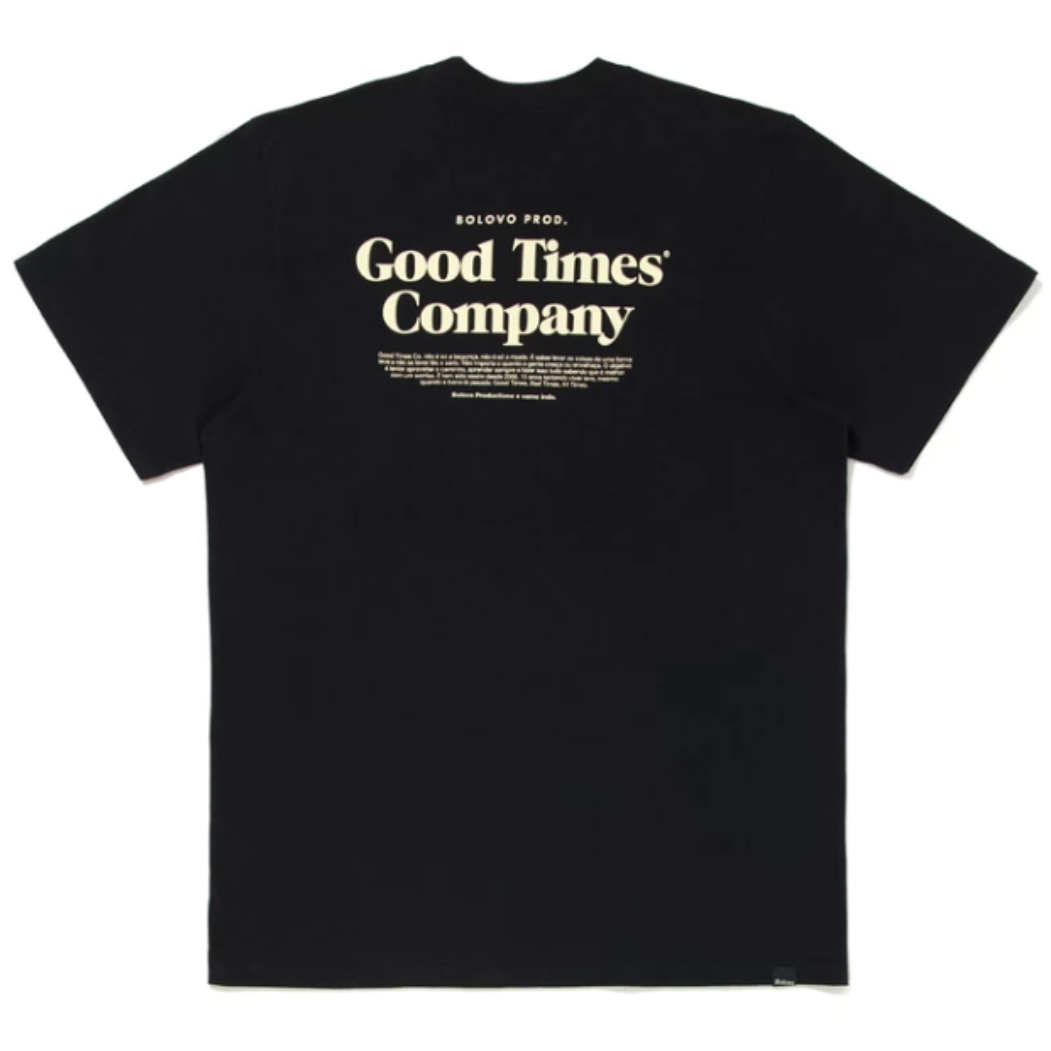 BOLOVO - Camiseta Good Times "Preta"